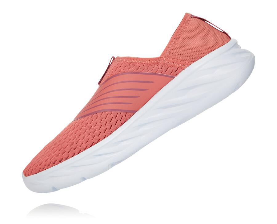 Hoka One One Sandale Damske Oranžové/Biele - ORA Recovery - 15026-HDQC